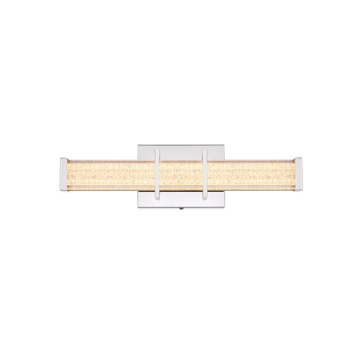 16 Inch Led Wall Sconce In Chrome by Living District