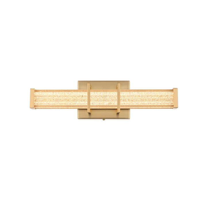 16 Inch Led Wall Sconce In Satin Gold by Living District