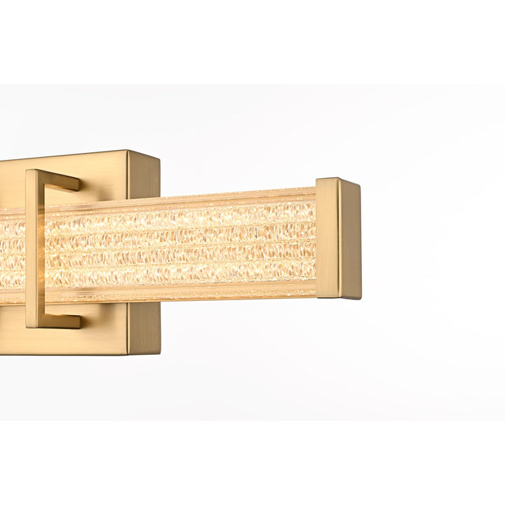 16 Inch Led Wall Sconce In Satin Gold