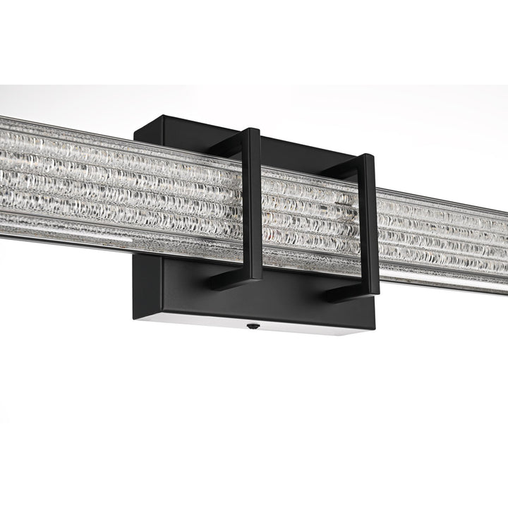 24 Inch Led Wall Sconce In Black