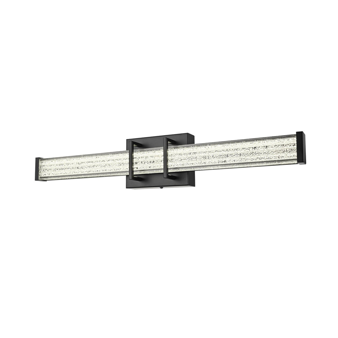 24 Inch Led Wall Sconce In Black