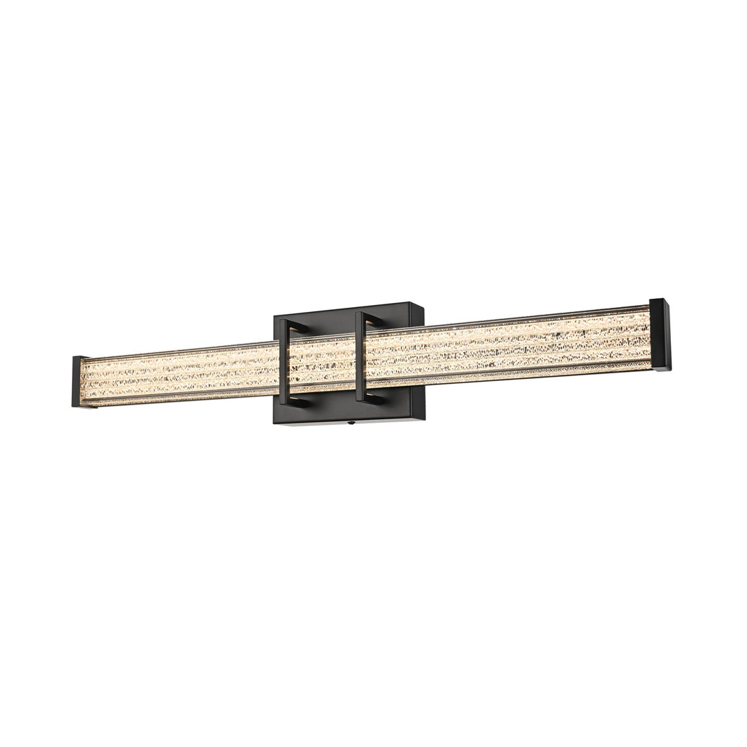 24 Inch Led Wall Sconce In Black