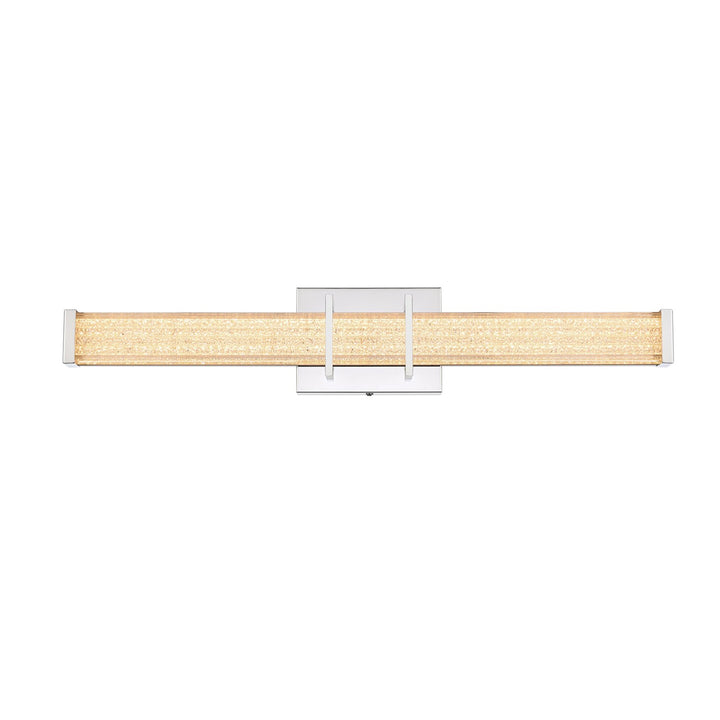 24 Inch Led Wall Sconce In Chrome by Living District
