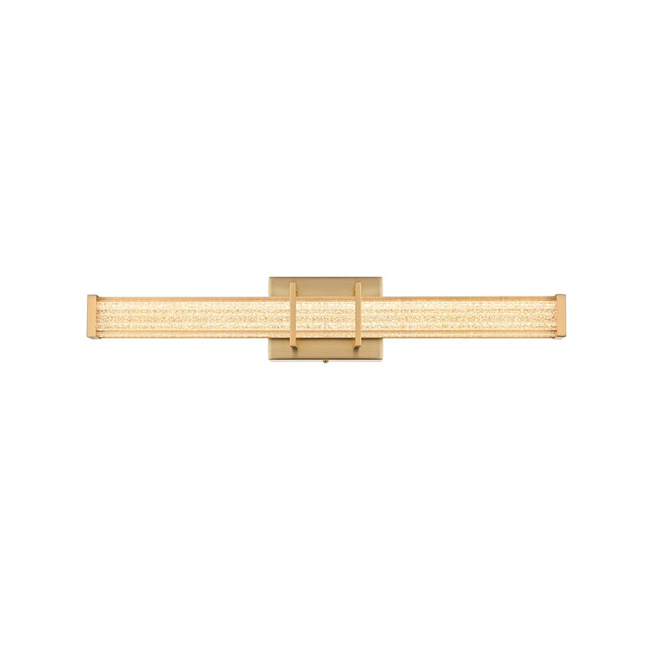 24 Inch Led Wall Sconce In Satin Gold by Living District