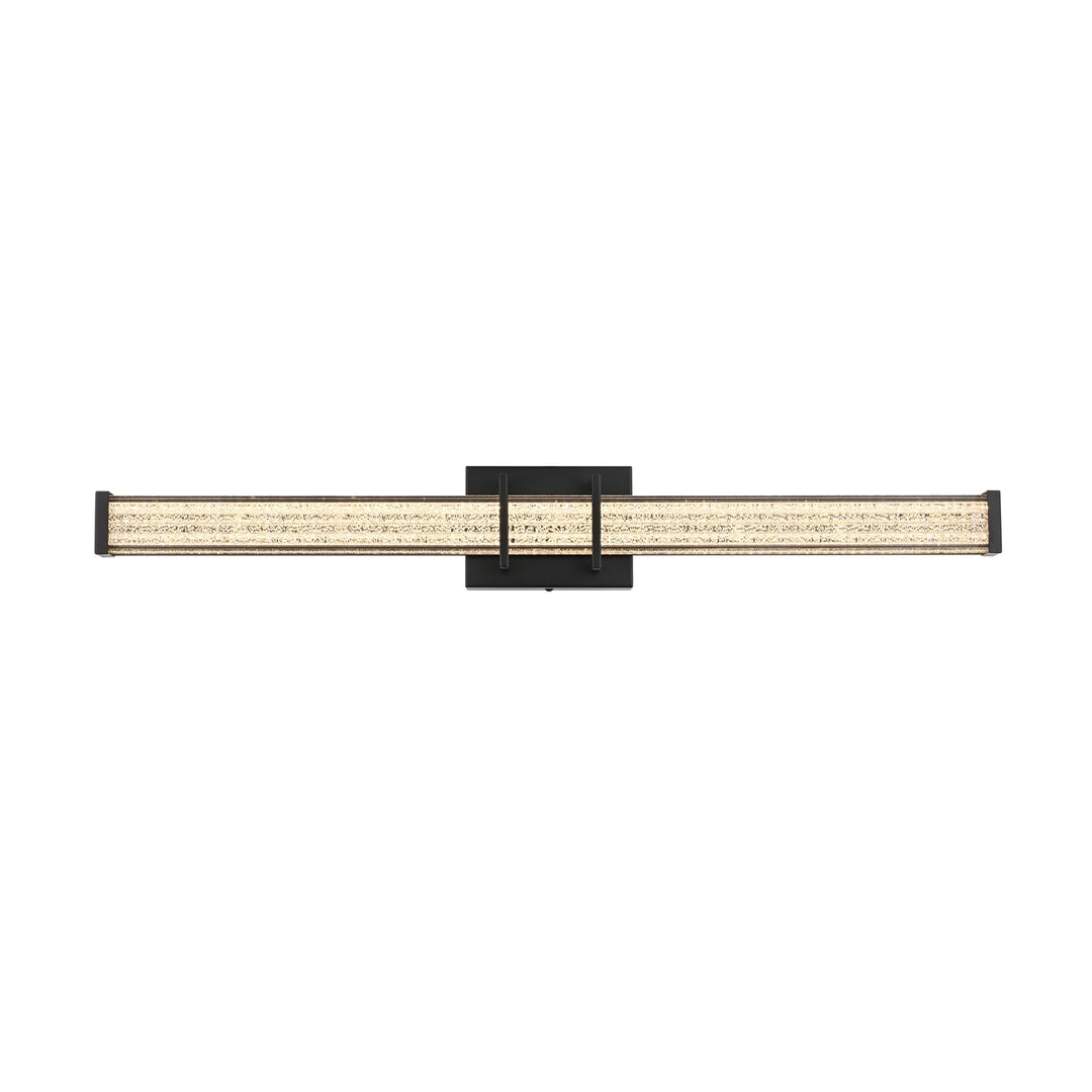31 Inch Led Wall Sconce In Black by Living District