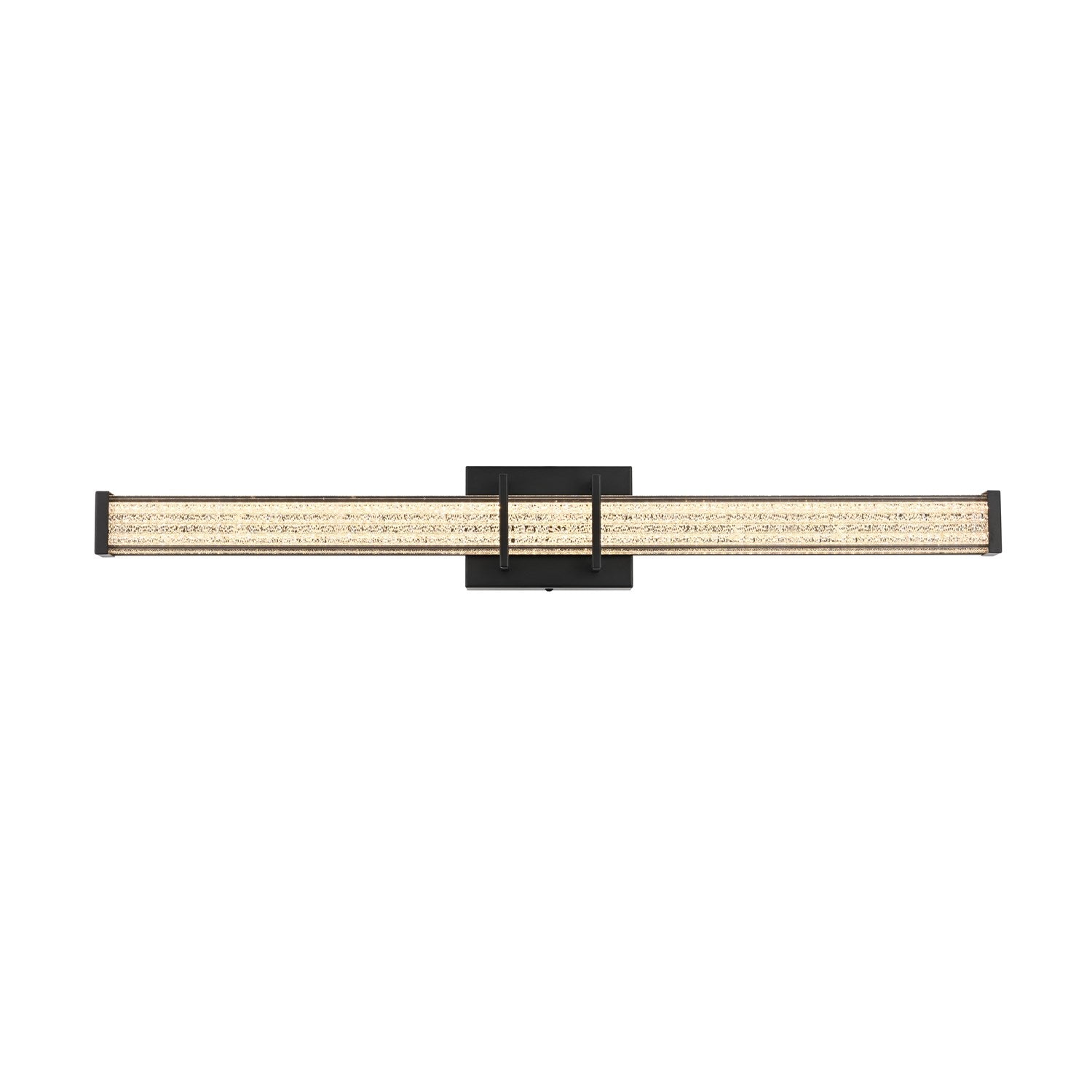 31 Inch Led Wall Sconce In Black by Living District