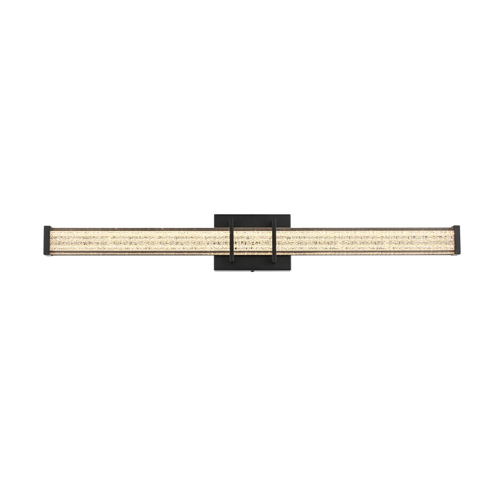 31 Inch Led Wall Sconce In Black by Living District