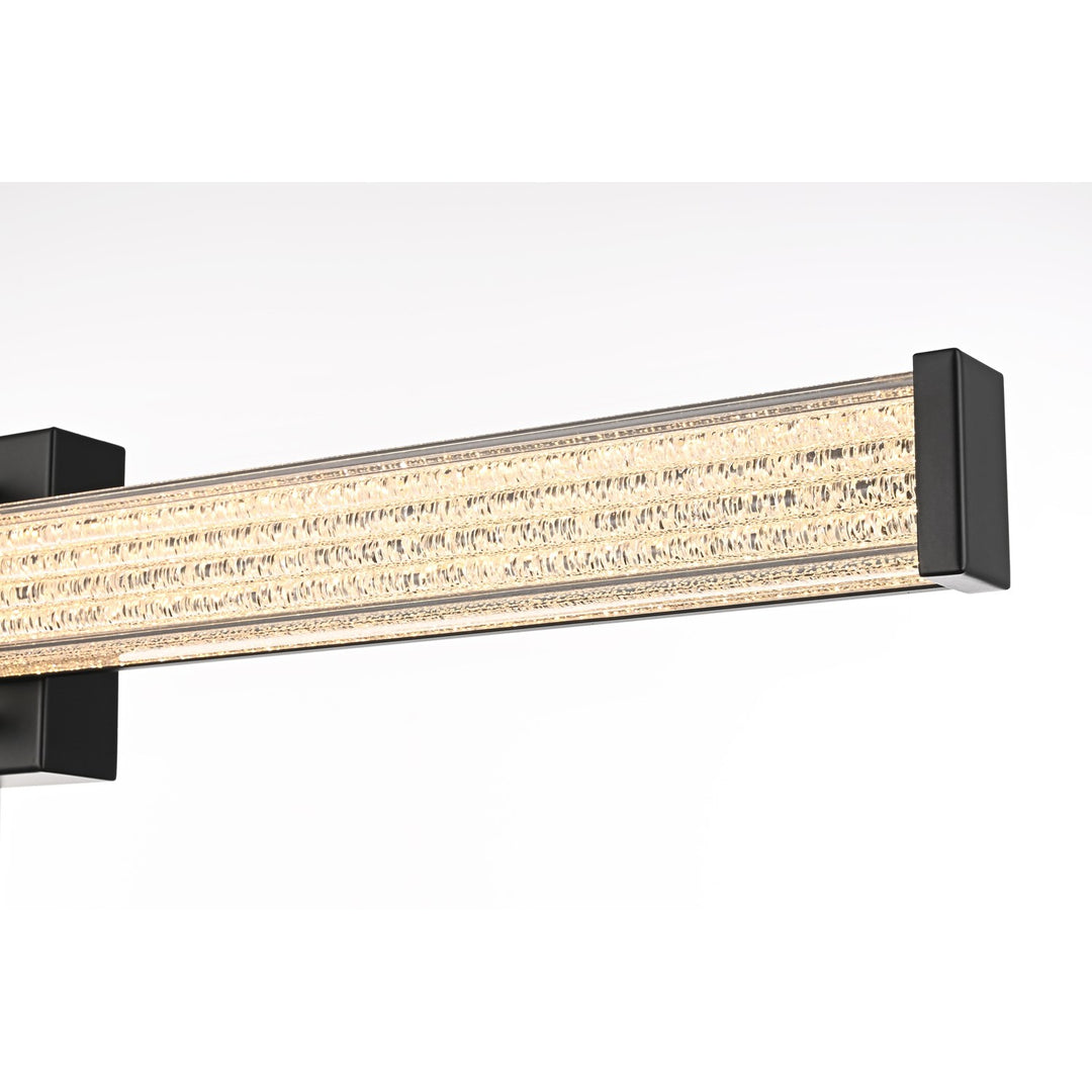 31 Inch Led Wall Sconce In Black