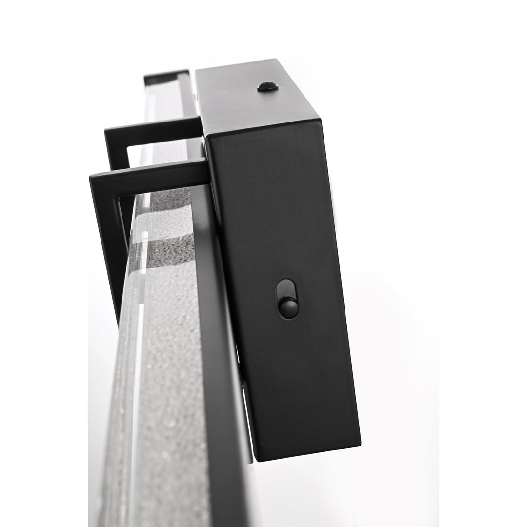 31 Inch Led Wall Sconce In Black