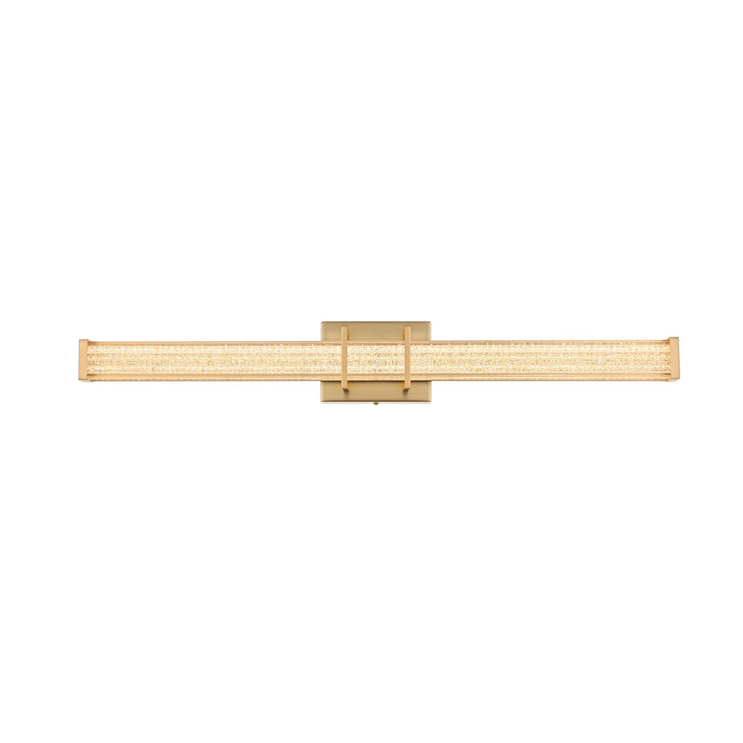 31 Inch Led Wall Sconce In Satin Gold by Living District