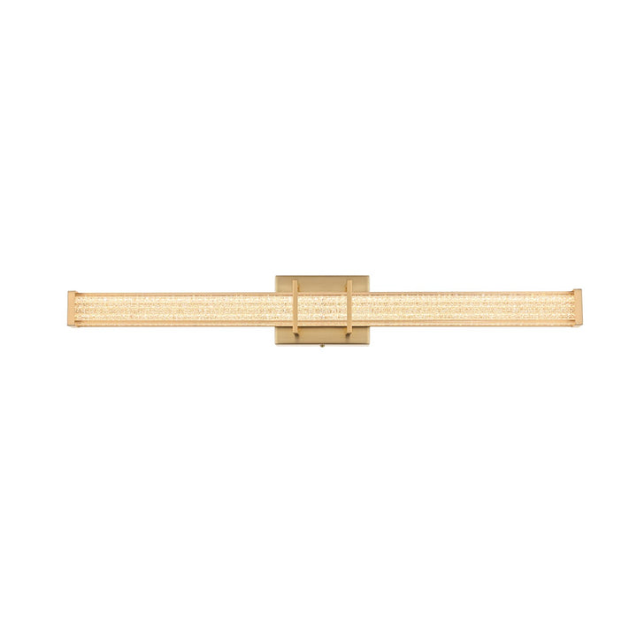 31 Inch Led Wall Sconce In Satin Gold by Living District