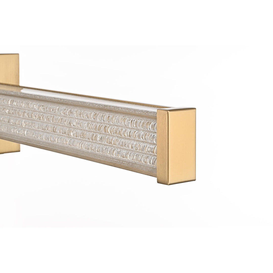 31 Inch Led Wall Sconce In Satin Gold