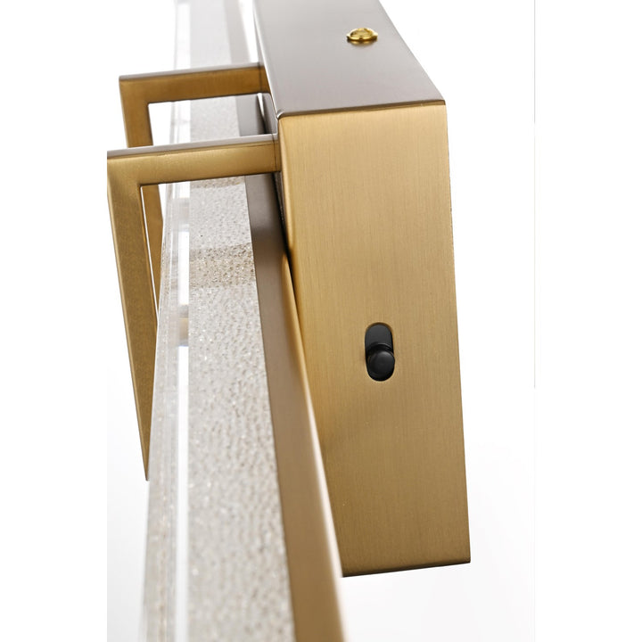 31 Inch Led Wall Sconce In Satin Gold
