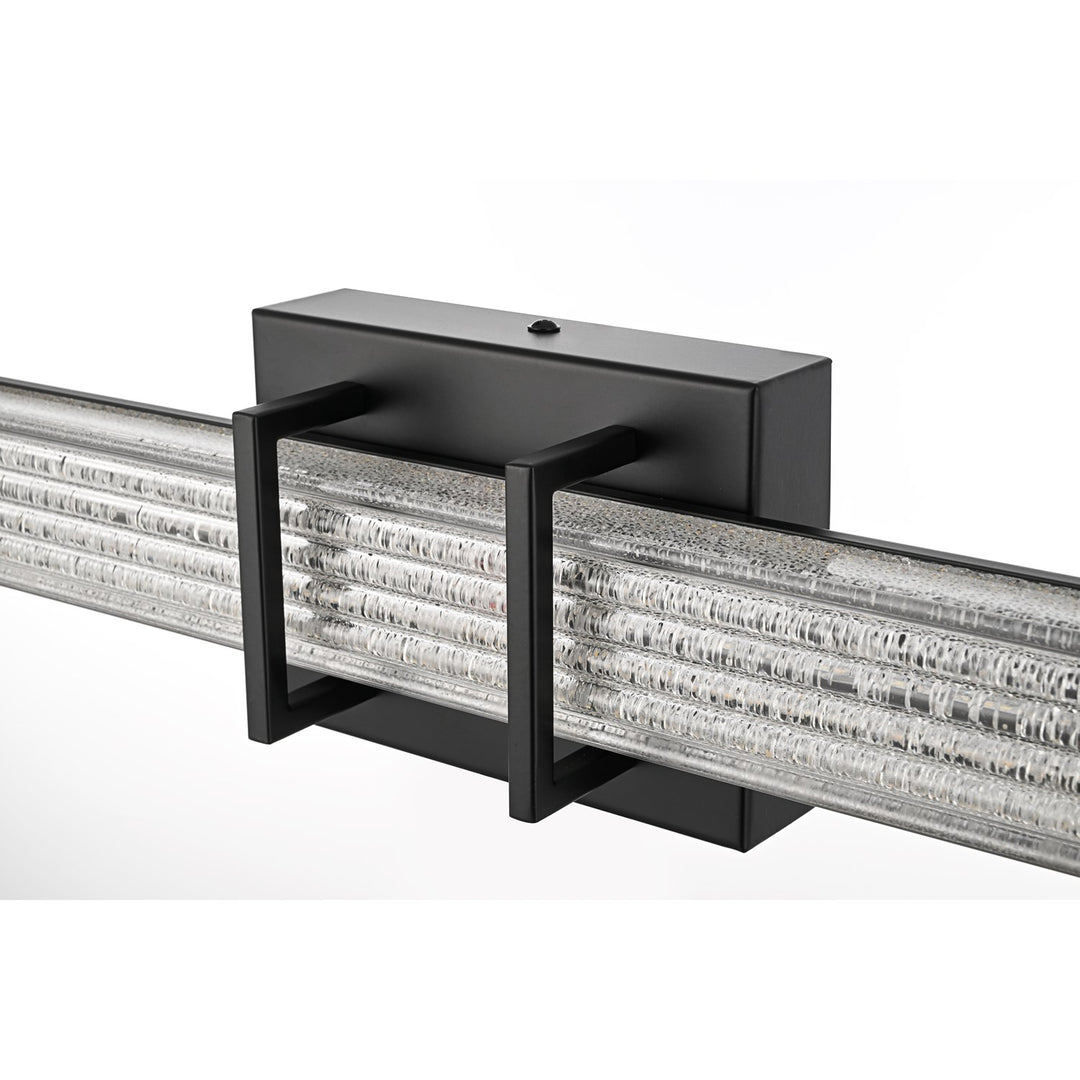36 Inch Led Wall Sconce In Black