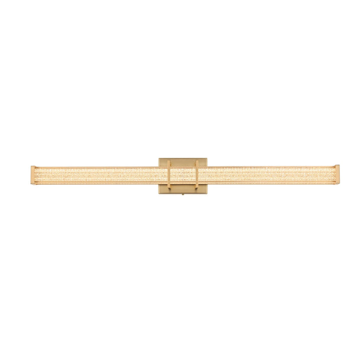 36 Inch Led Wall Sconce In Satin Gold by Living District