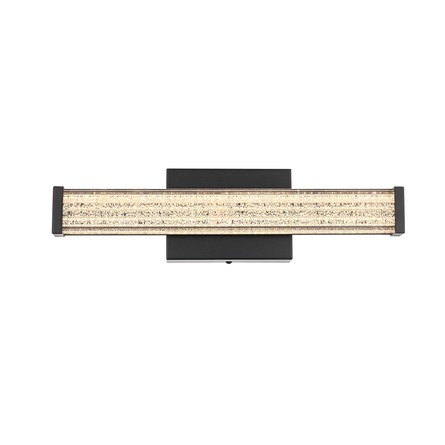16 Inch Led Wall Sconce In Black by Living District