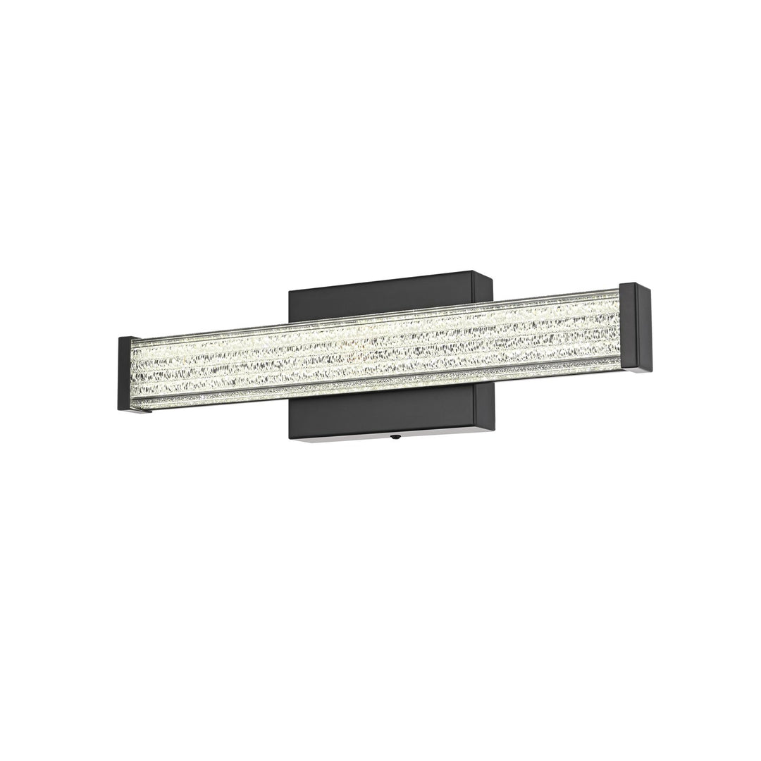 16 Inch Led Wall Sconce In Black