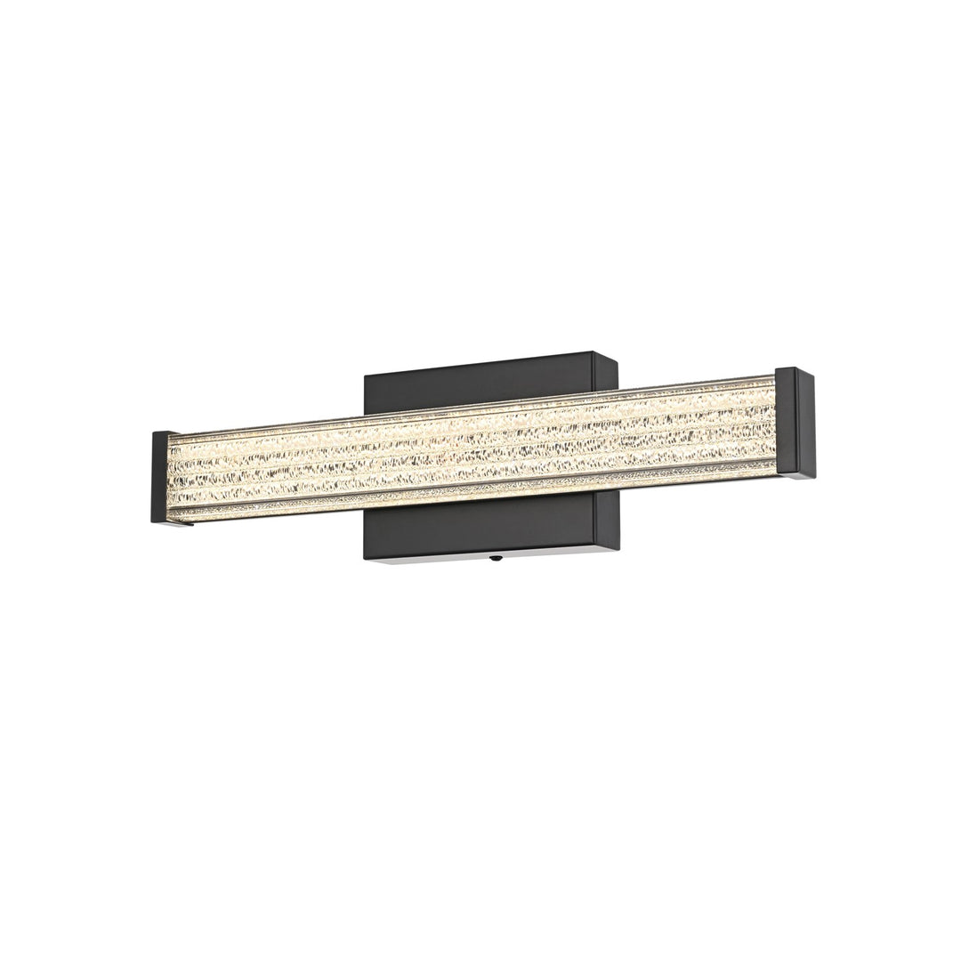 16 Inch Led Wall Sconce In Black