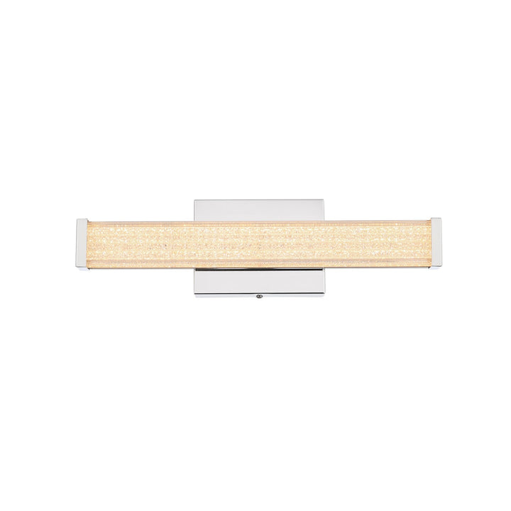 16 Inch Led Wall Sconce In Chrome by Living District