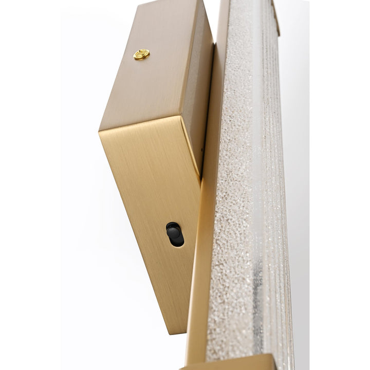 16 Inch Led Wall Sconce In Satin Gold