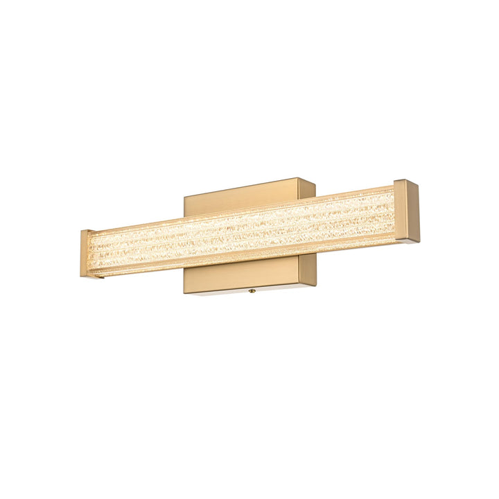16 Inch Led Wall Sconce In Satin Gold