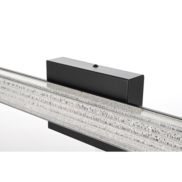 24 Inch Led Wall Sconce In Black