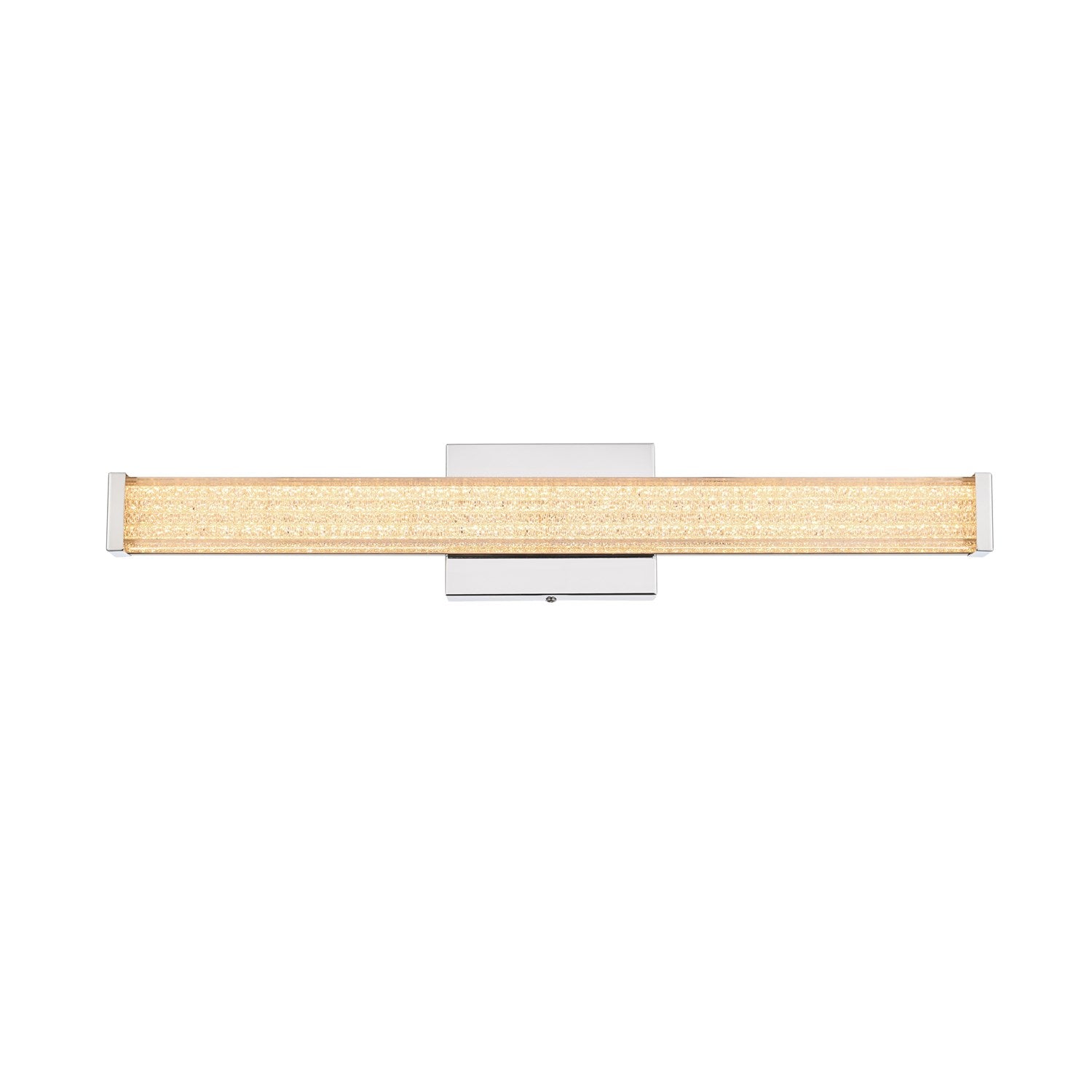 24 Inch Led Wall Sconce In Chrome by Living District