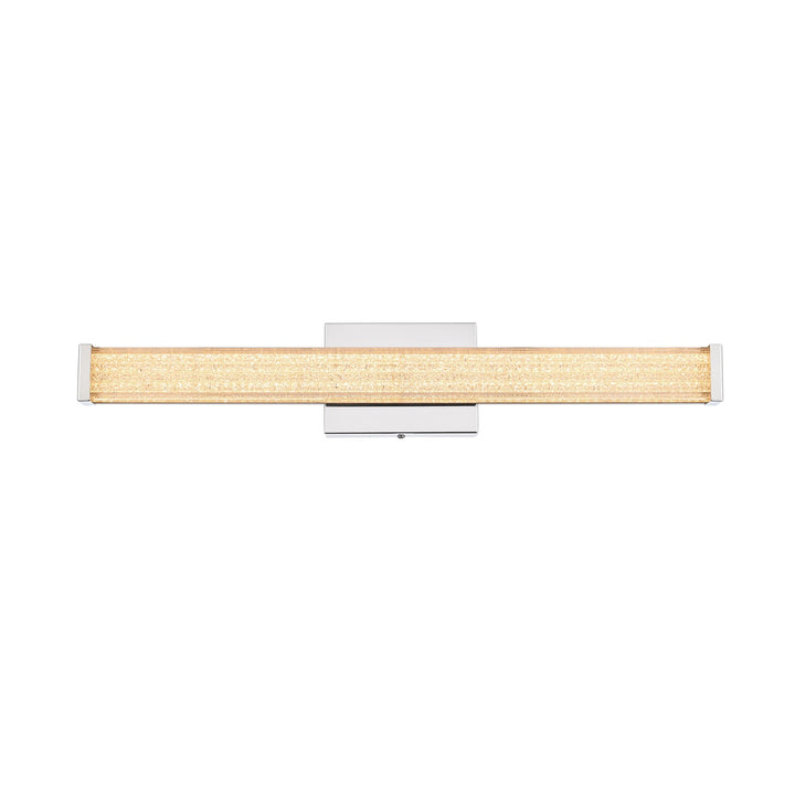 24 Inch Led Wall Sconce In Chrome by Living District