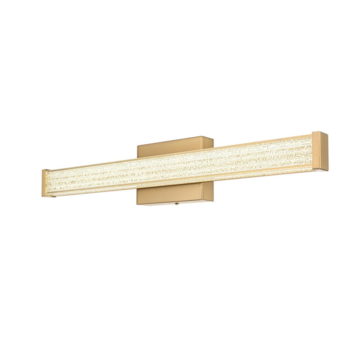 24 Inch Led Wall Sconce In Satin Gold
