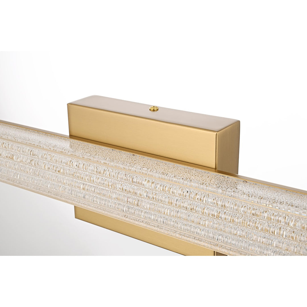 24 Inch Led Wall Sconce In Satin Gold