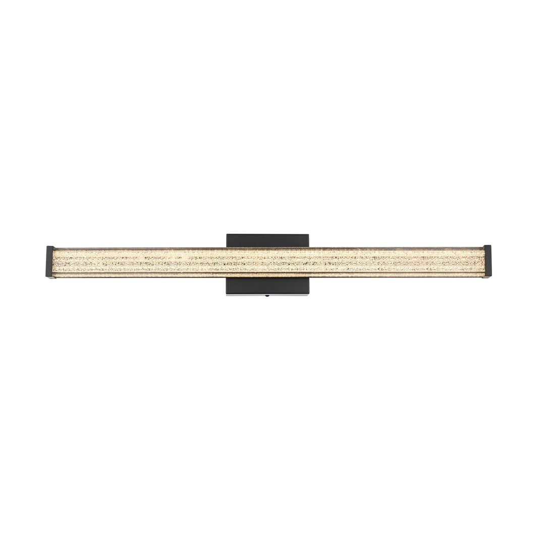 31 Inch Led Wall Sconce In Black by Living District