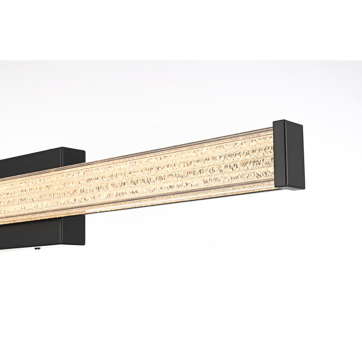 31 Inch Led Wall Sconce In Black