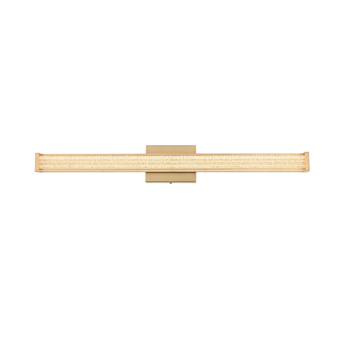 31 Inch Led Wall Sconce In Satin Gold by Living District