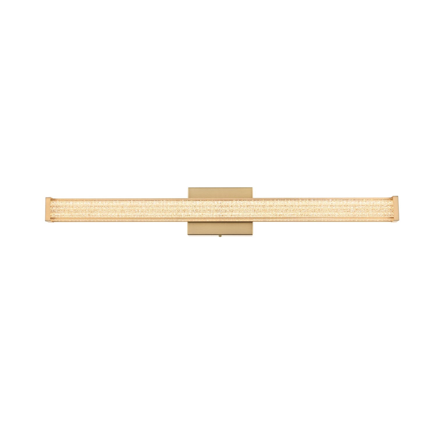 31 Inch Led Wall Sconce In Satin Gold by Living District