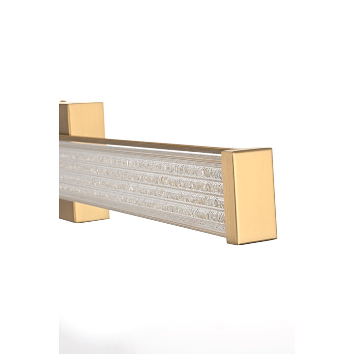 31 Inch Led Wall Sconce In Satin Gold