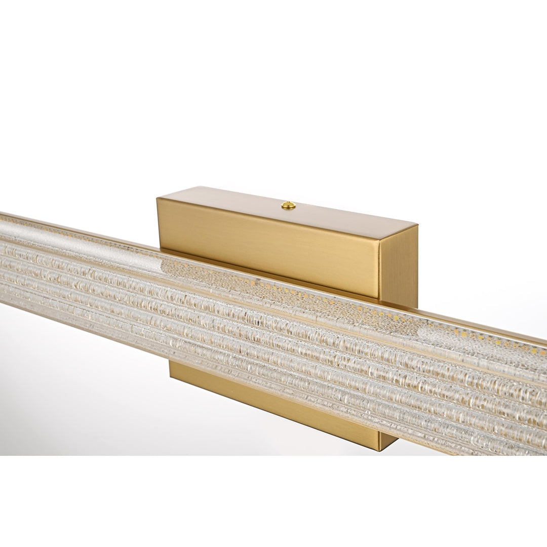 31 Inch Led Wall Sconce In Satin Gold