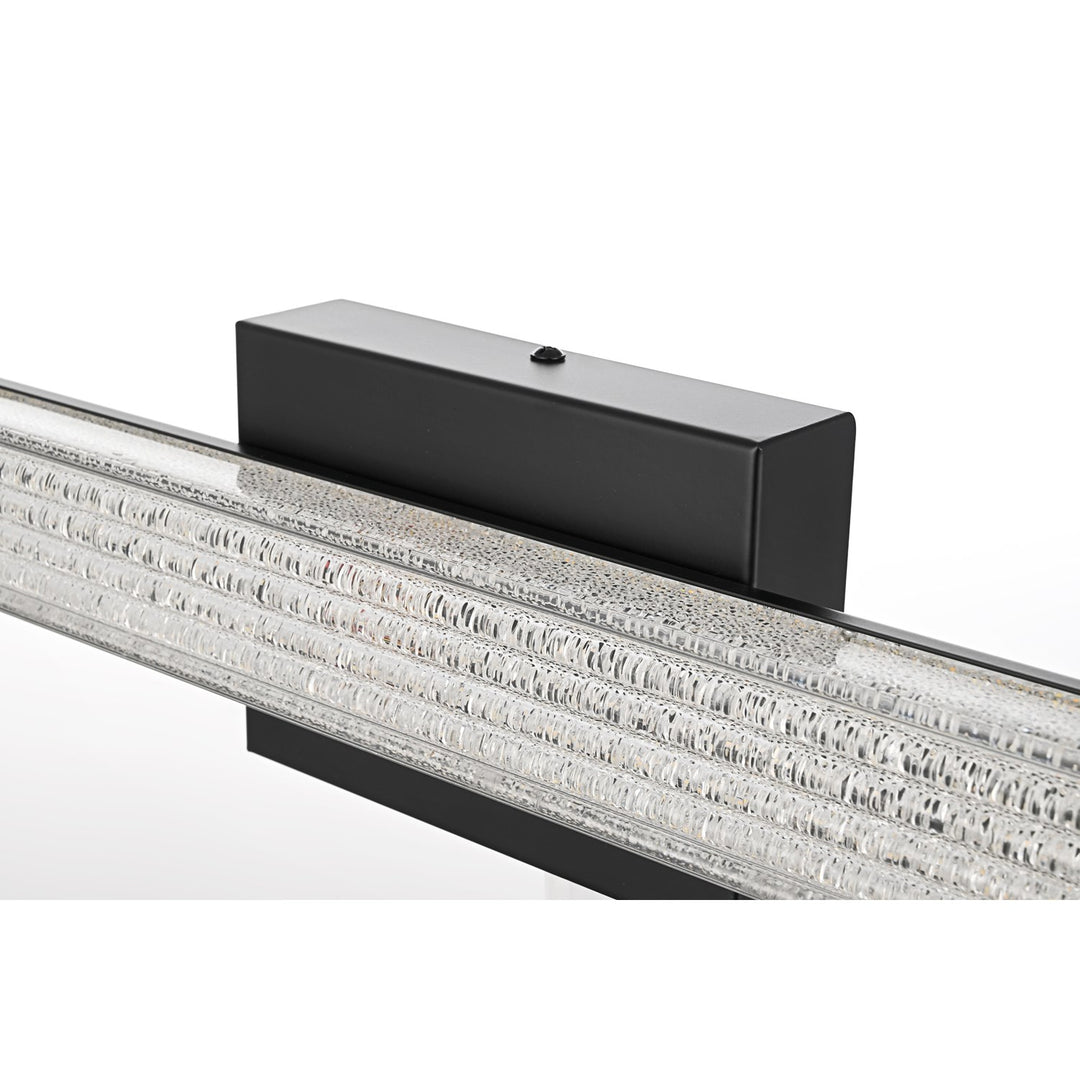 36 Inch Led Wall Sconce In Black