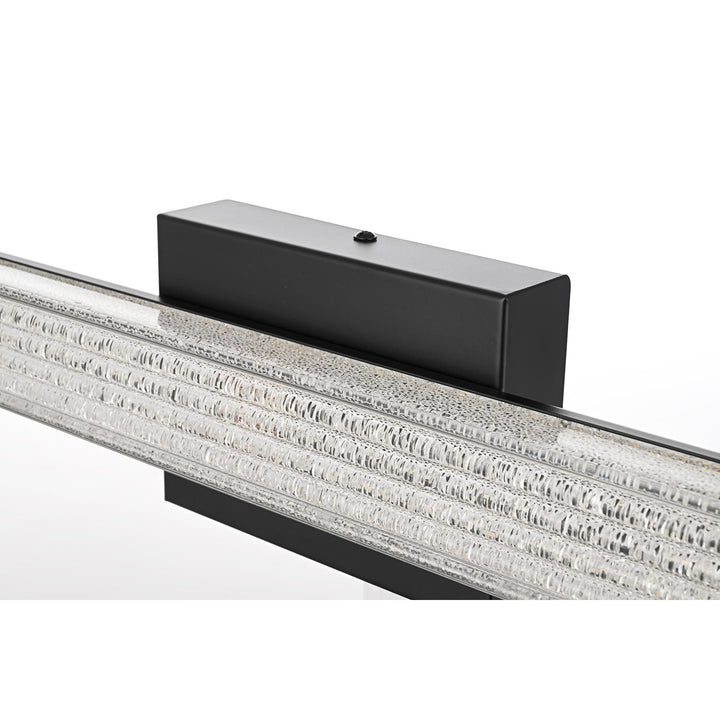 36 Inch Led Wall Sconce In Black