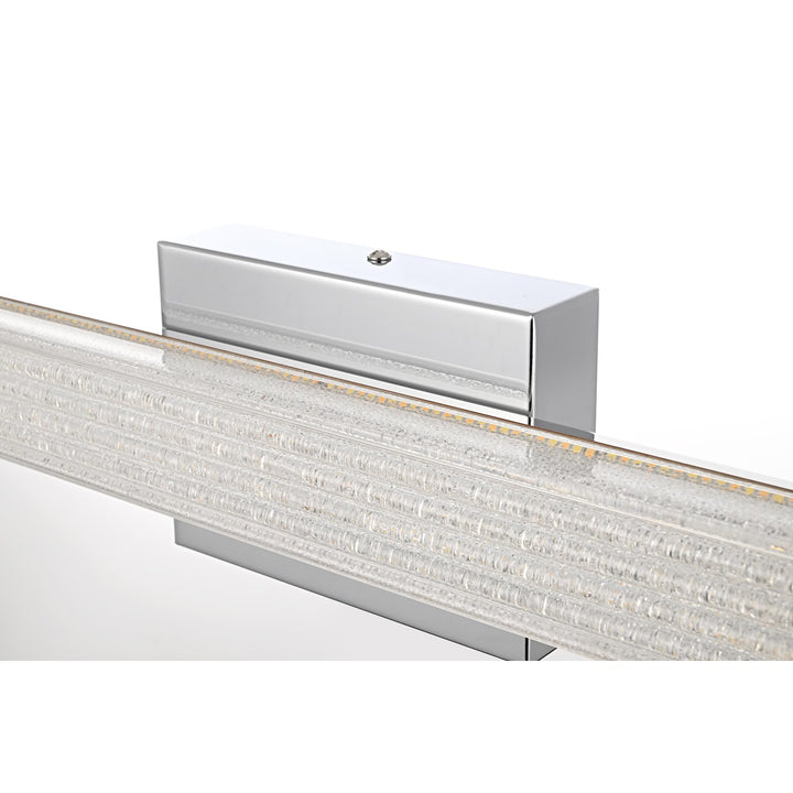 36 Inch Led Wall Sconce In Chrome