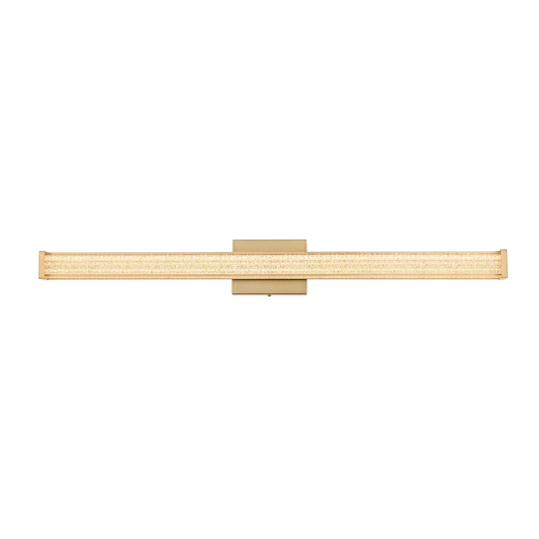 36 Inch Led Wall Sconce In Satin Gold by Living District