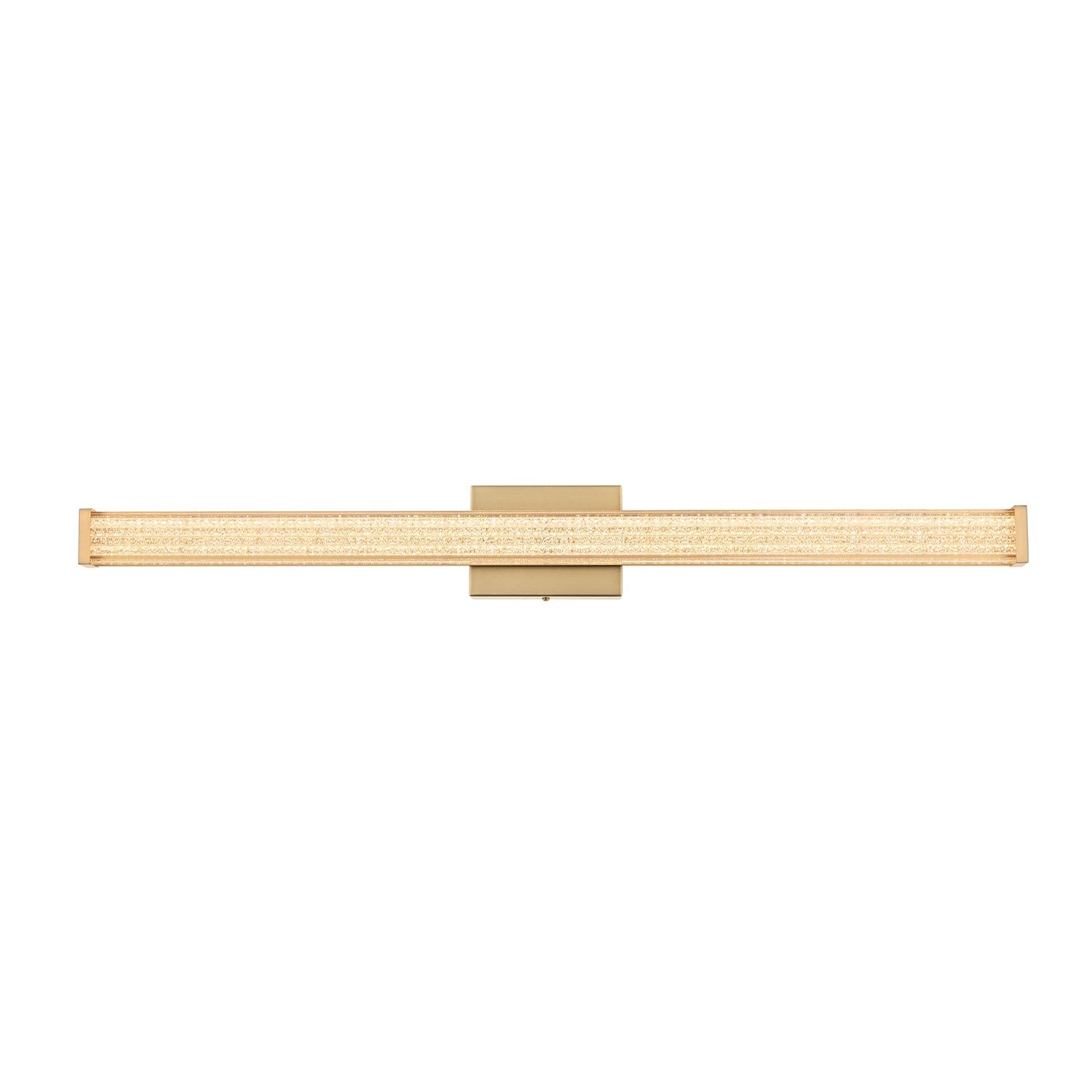 36 Inch Led Wall Sconce In Satin Gold by Living District