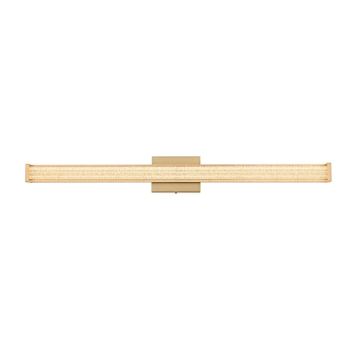 36 Inch Led Wall Sconce In Satin Gold by Living District