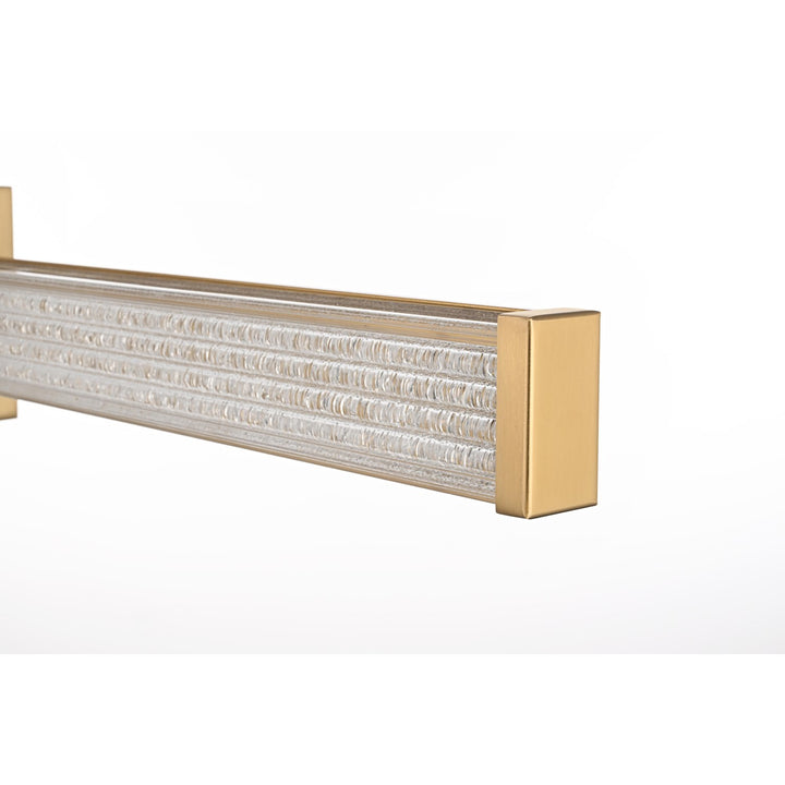 36 Inch Led Wall Sconce In Satin Gold