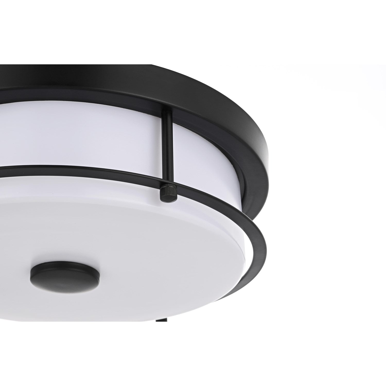 12 Inch Led Flush Mount In Black