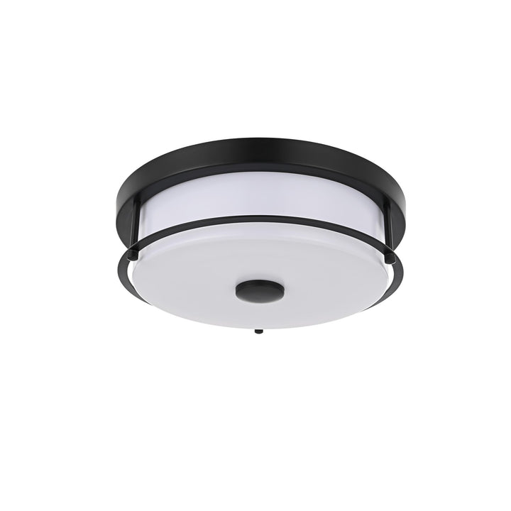 12 Inch Led Flush Mount In Black