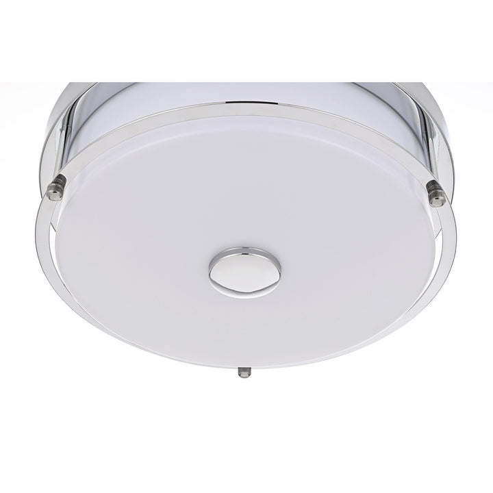 12 Inch Led Flush Mount In Chrome