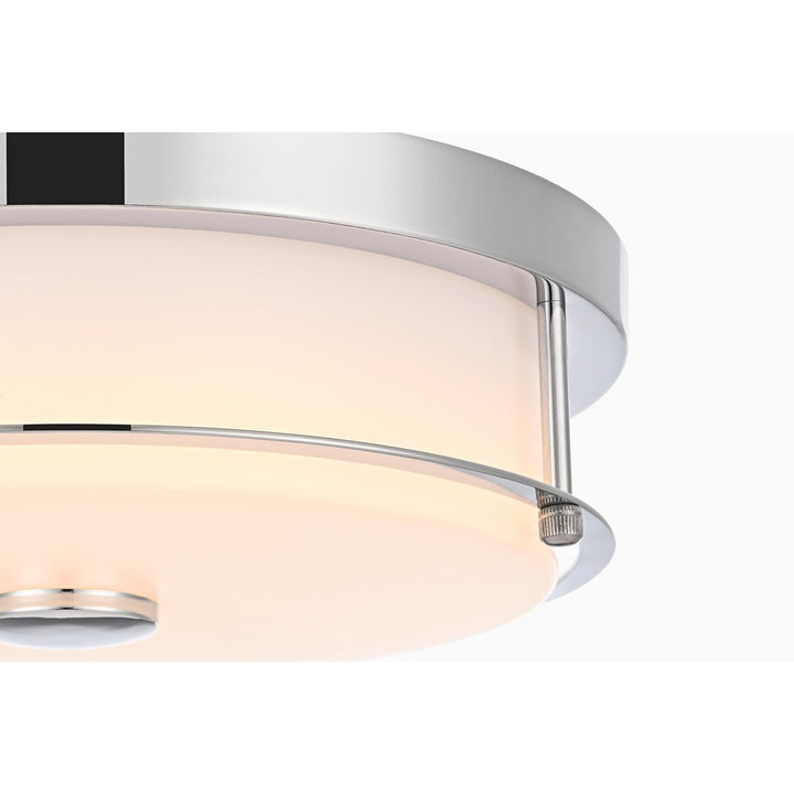 12 Inch Led Flush Mount In Chrome