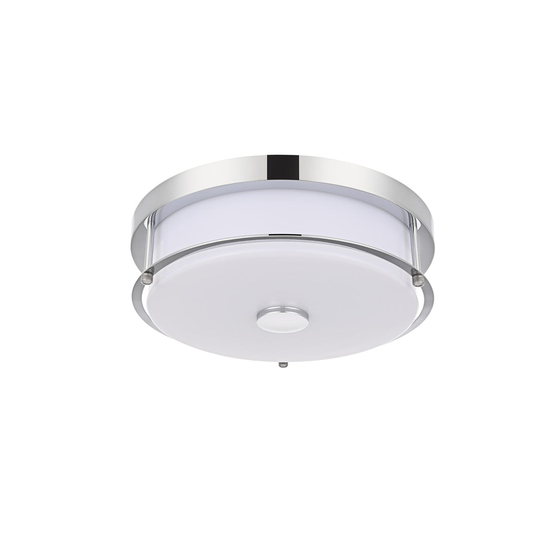 12 Inch Led Flush Mount In Chrome