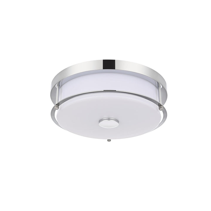 12 Inch Led Flush Mount In Chrome