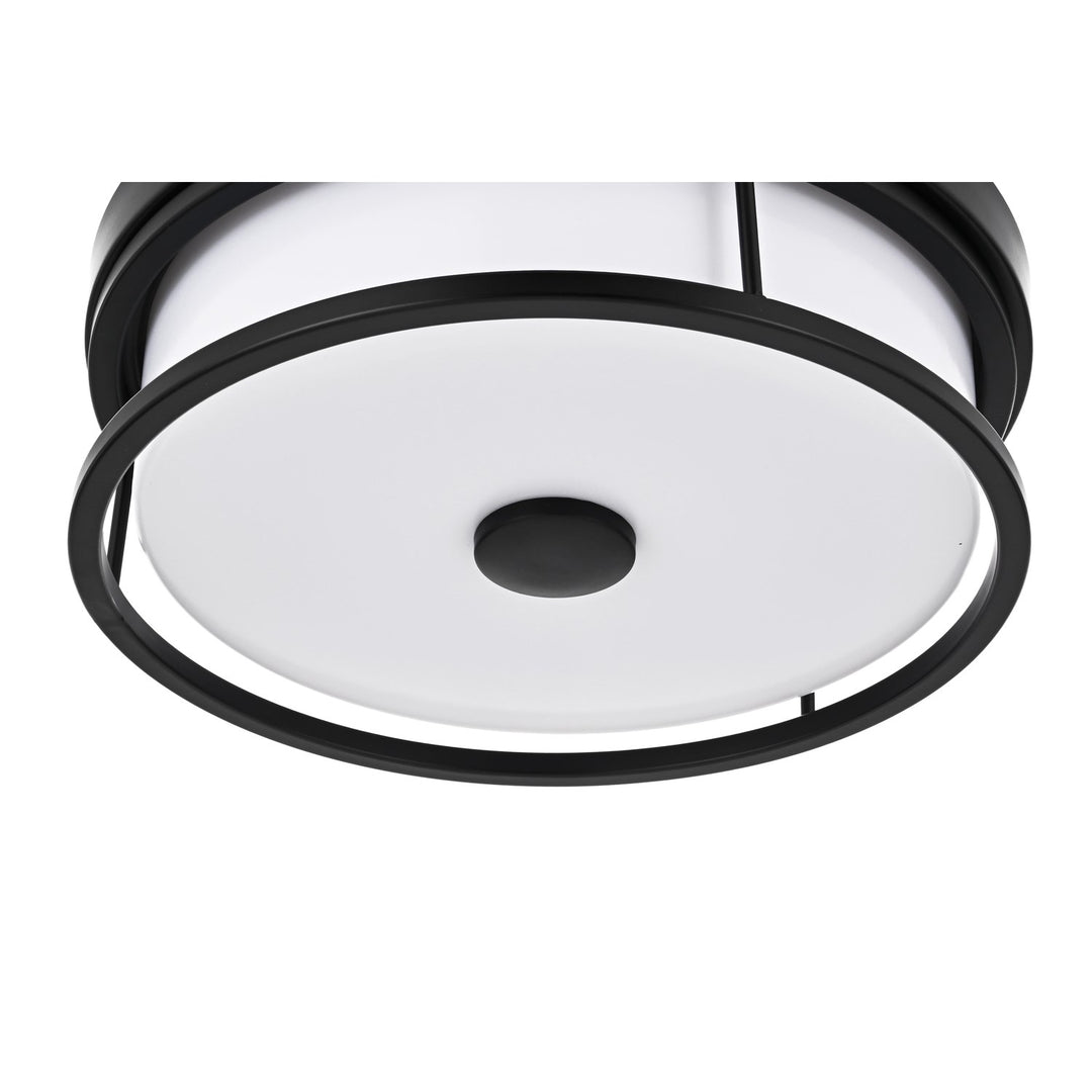 12 Inch Led Flush Mount In Black